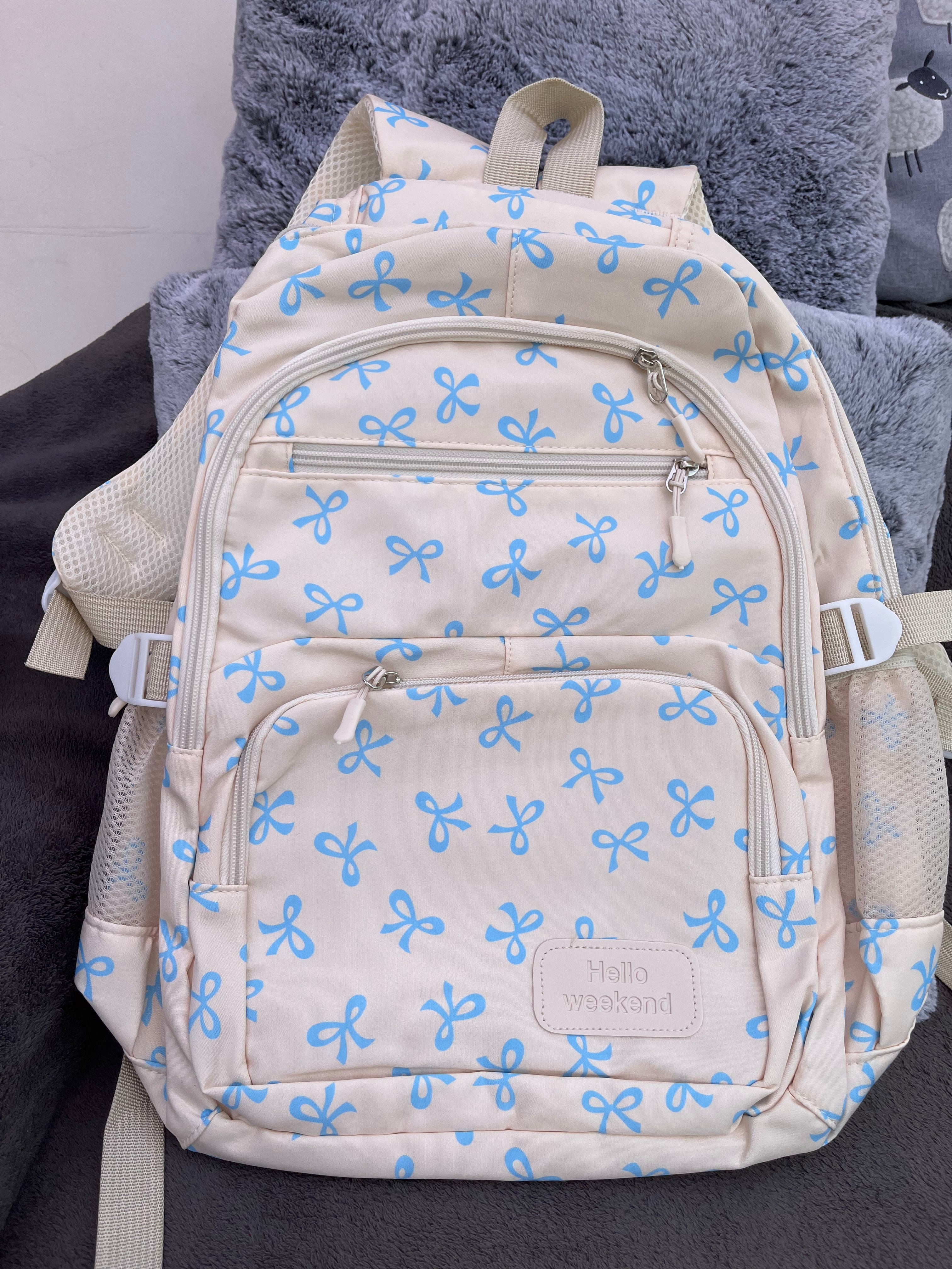 Blue Bow Rucksack
