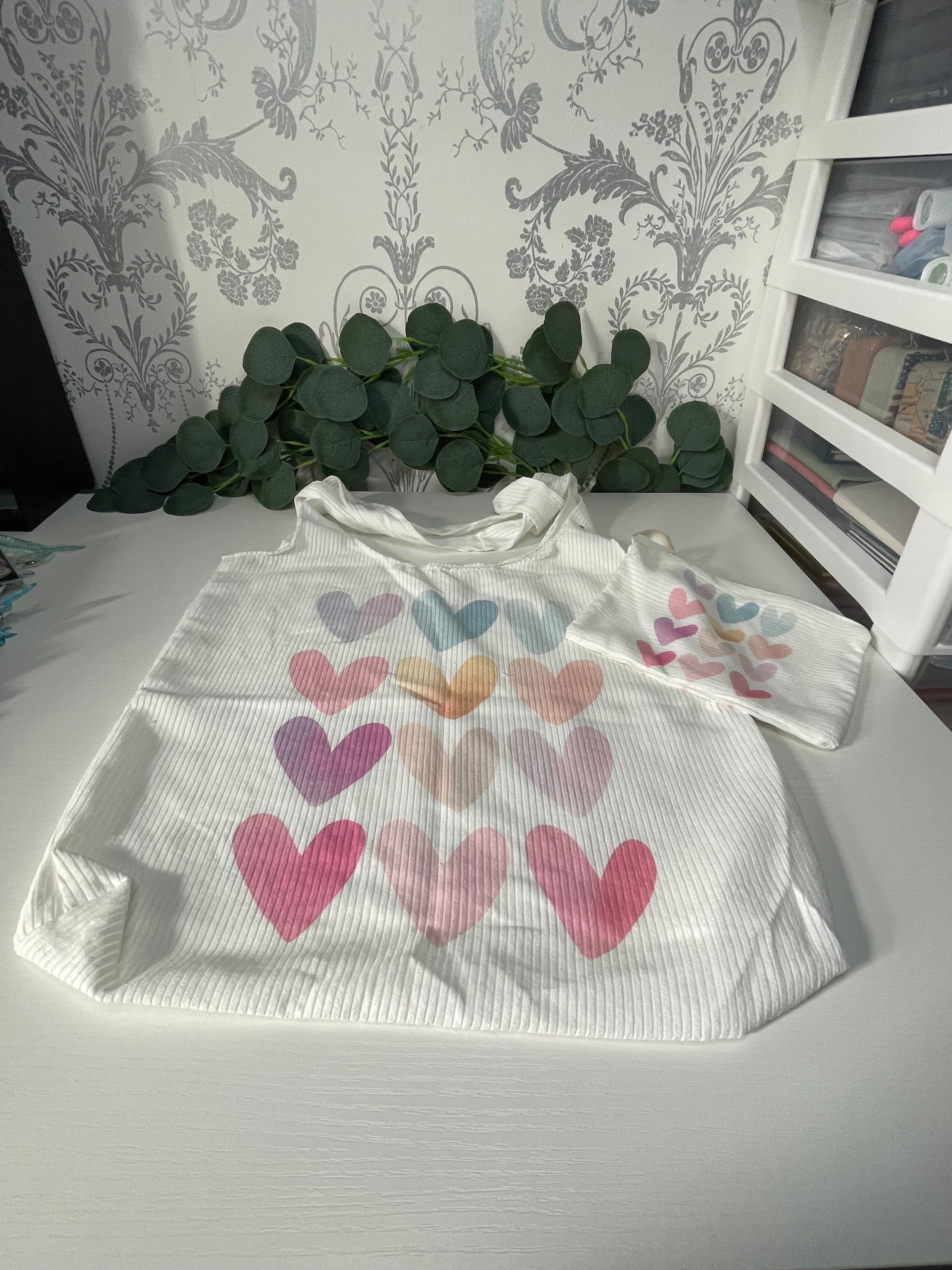 Bow, Hearts and Flowers Tote Bags