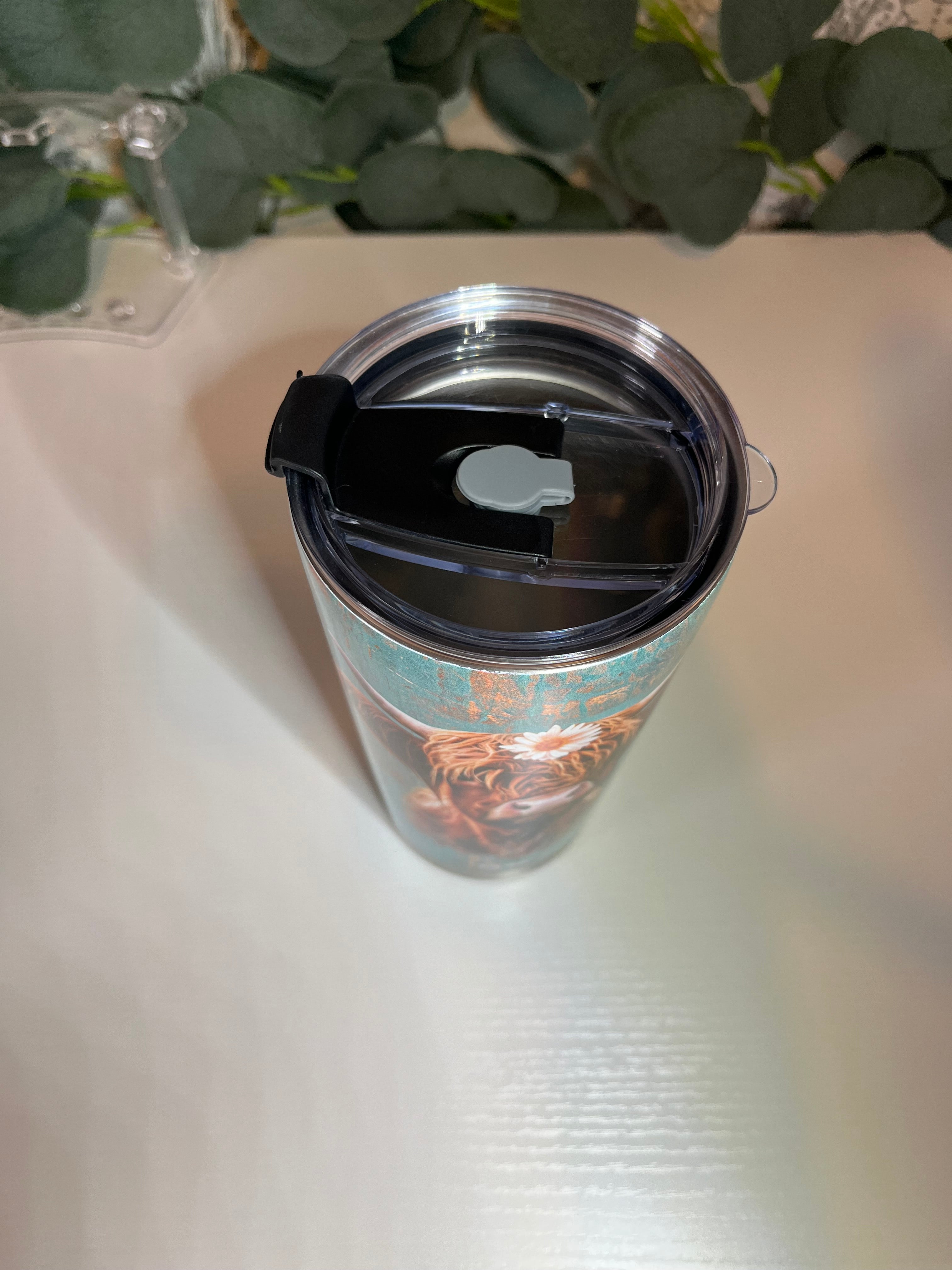 Highland Cow Stainless Steel Tumbler