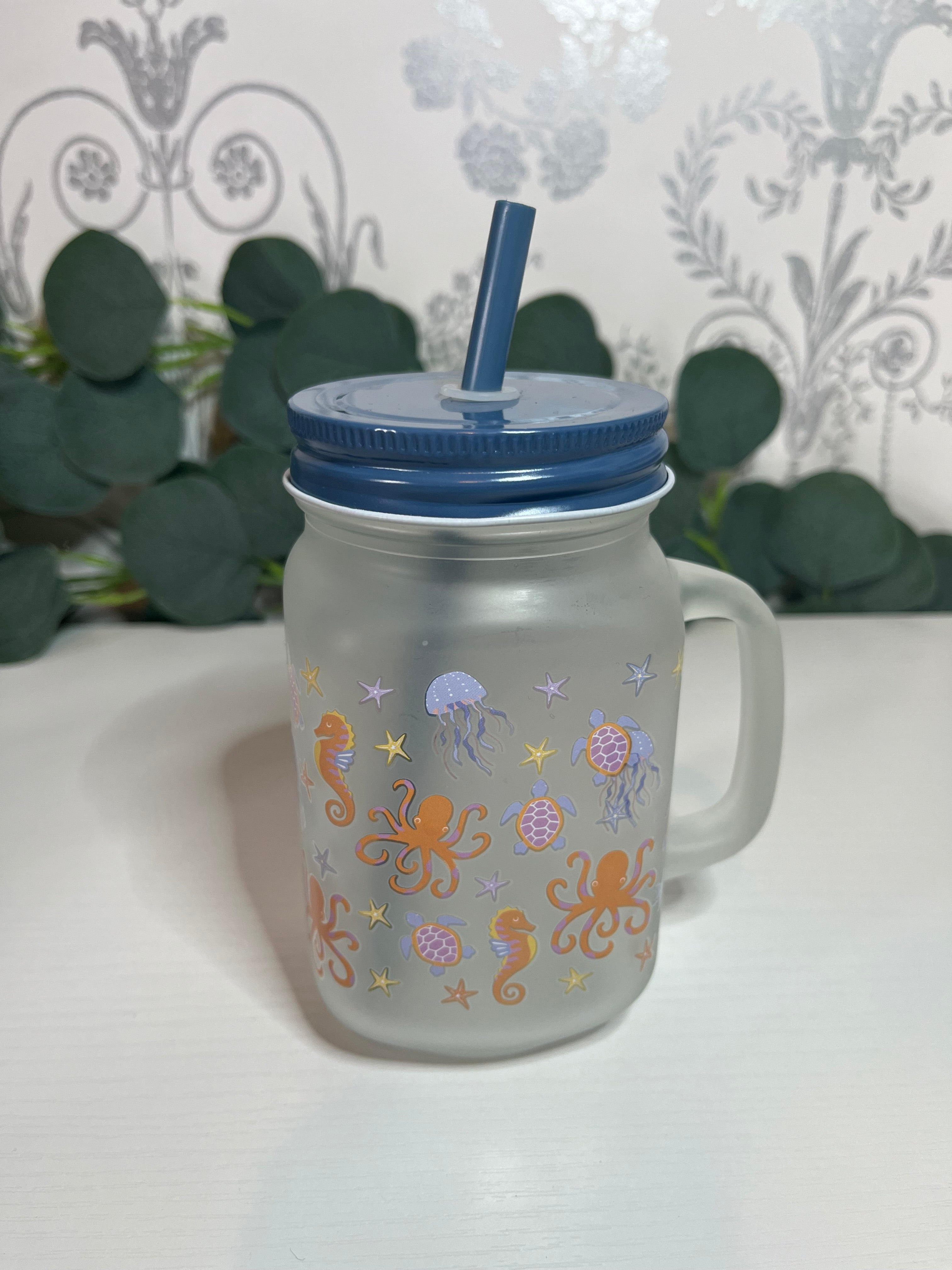 Glass Jar Tumbler