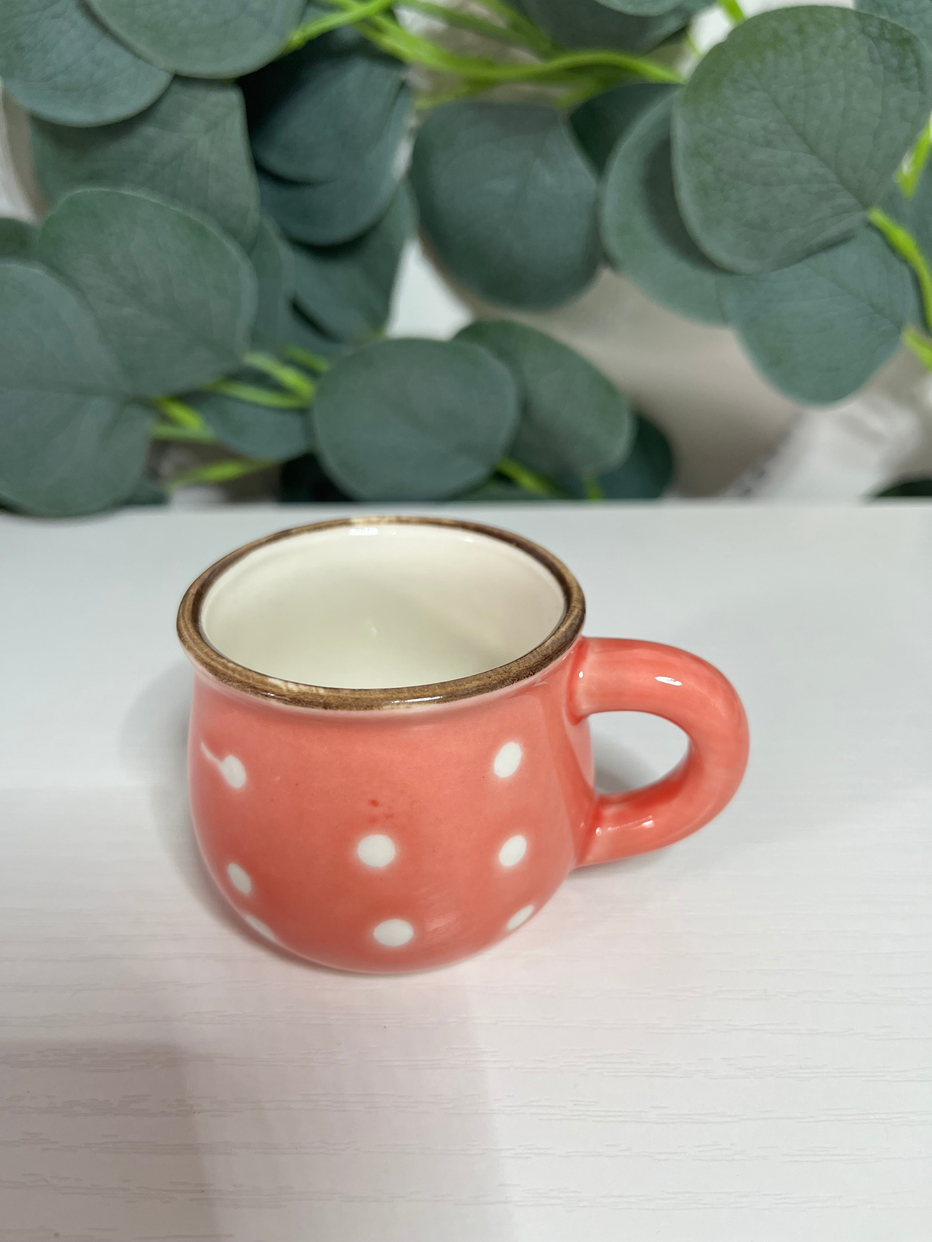 Espresso Shot Vintage Polka Dot Cup