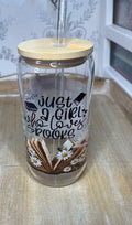Bookish Glass Tumbler